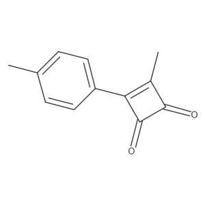 3-Methyl-4-(4-methylphenyl)-3-cyclobutene-1,2-dione结构式