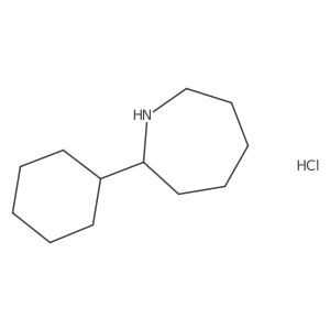 2-Cyclohexylazepane hydrochloride Structure