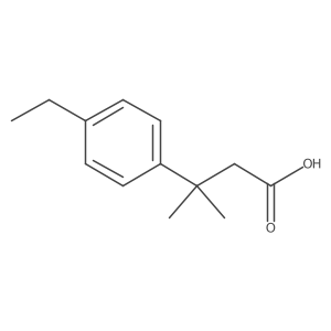 3-(4-Ethylphenyl)-3-methylbutanoic acid Structure