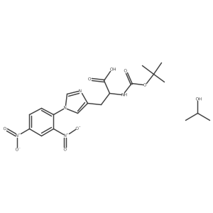 Boc-D-His(Dnp)-OH Ipa Structure