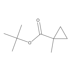 1-Methylcyclopropanecarboxylic acid tert-butyl ester结构式