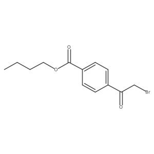 Butyl 4-(2-bromoacetyl)benzoate Structure