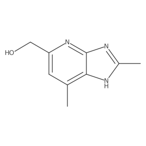 3H-Imidazo[4,5-b]pyridine-5-methanol, 2,7-dimethyl- Structure