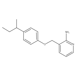 3-{[4-(1-Methylpropyl)phenoxy]methyl}pyridin-2-amine结构式