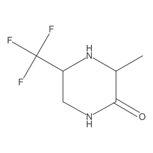 3-Methyl-5-(trifluoromethyl)piperazin-2-one Structure