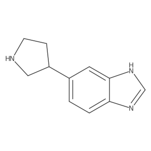 5-(pyrrolidin-3-yl)-1H-1,3-benzodiazole Structure