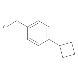 1-(Chloromethyl)-4-cyclobutylbenzene结构式