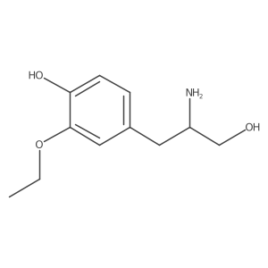 4-(2-Amino-3-hydroxypropyl)-2-ethoxyphenol Structure