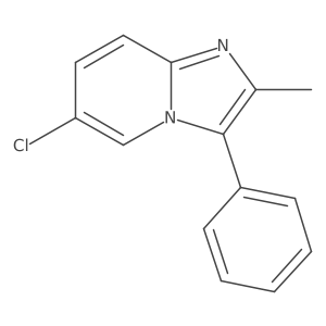 6-Chloro-2-methyl-3-phenylimidazo[1,2-A]pyridine Structure