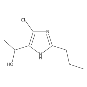 1-(5-Chloro-2-propyl-1h-imidazol-4-yl)ethanol Structure