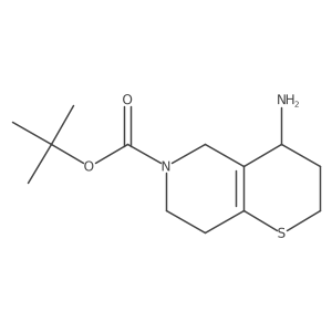 Tert-butyl 4-amino-3,4,7,8-tetrahydro-2H-thiopyrano[3,2-C]pyridine-6(5H)-carboxylate Structure