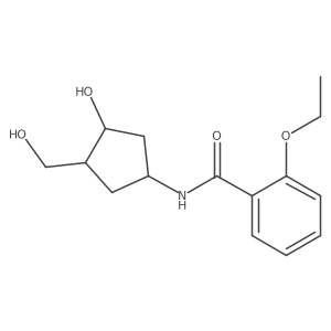 2-Ethoxy-N-[3-hydroxy-4-(hydroxymethyl)cyclopentyl]benzamide Structure