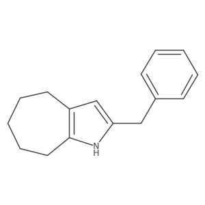 2-Benzyl-1,4,5,6,7,8-hexahydrocyclohepta[b]pyrrole结构式