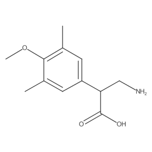 3-Amino-2-(4-methoxy-3,5-dimethylphenyl)propanoic acid Structure