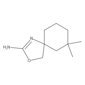 7,7-Dimethyl-3-oxa-1-azaspiro[4.5]dec-1-en-2-amine Structure