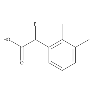 2-(2,3-Dimethylphenyl)-2-fluoroacetic acid Structure