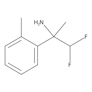 1,1-Difluoro-2-(2-methylphenyl)propan-2-amine结构式