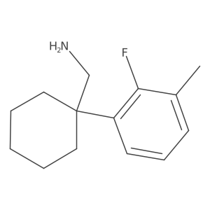 [1-(2-Fluoro-3-methylphenyl)cyclohexyl]methanamine结构式