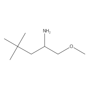 1-Methoxy-4,4-dimethylpentan-2-amine Structure