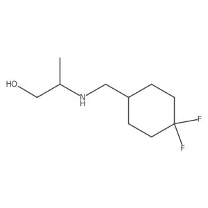 2-{[(4,4-Difluorocyclohexyl)methyl]amino}propan-1-ol Structure