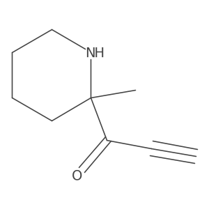 1-(2-Methylpiperidin-2-yl)prop-2-yn-1-one结构式