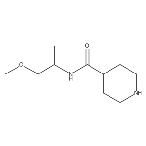 N-[(1S)-2-Methoxy-1-methylethyl]-4-piperidinecarboxamide结构式