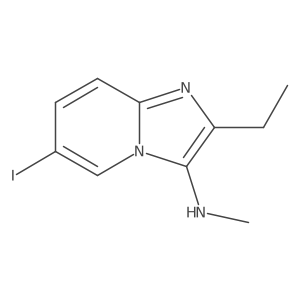 2-ethyl-6-iodo-N-methylimidazo[1,2-a]pyridin-3-amine Structure