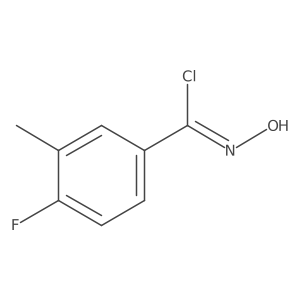 4-Fluoro-N-hydroxy-3-methylbenzimidoyl Chloride Structure