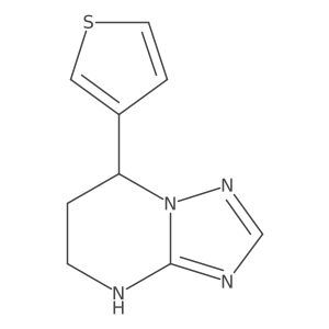 7-(Thiophen-3-yl)-4H,5H,6H,7H-[1,2,4]triazolo[1,5-a]pyrimidine Structure