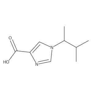 1-(3-Methylbutan-2-yl)-1H-imidazole-4-carboxylic acid结构式