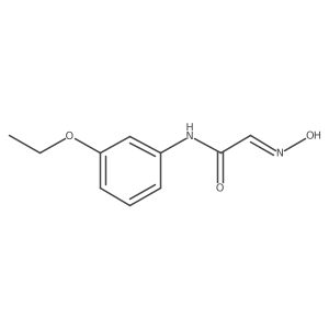 N-(3-Ethoxyphenyl)-2-(hydroxyimino)acetamide结构式