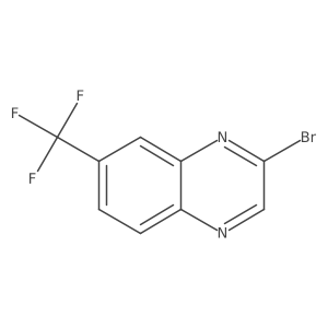 2-Bromo-7-(trifluoromethyl)quinoxaline结构式