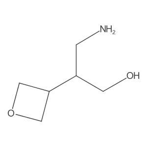 3-Amino-2-(oxetan-3-yl)propan-1-ol结构式