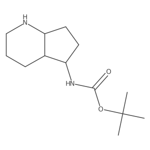 tert-Butyl (octahydro-1H-cyclopenta[b]pyridin-5-yl)carbamate Structure