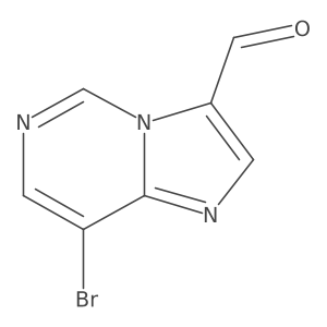 8-Bromoimidazo[1,2-c]pyrimidine-3-carbaldehyde Structure