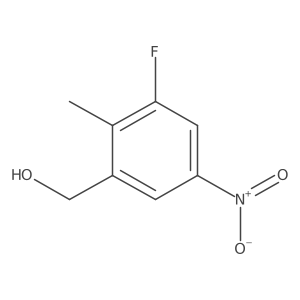 (3-Fluoro-2-methyl-5-nitrophenyl)methanol Structure