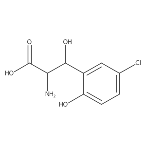 2-Amino-3-(5-chloro-2-hydroxyphenyl)-3-hydroxypropanoic acid Structure