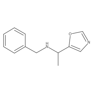 N-Benzyl-1-(oxazol-5-yl)ethanamine结构式