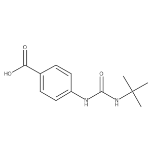 4-[(Tert-butylcarbamoyl)amino]benzoic acid Structure