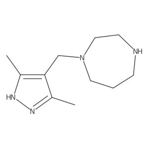 1-((3,5-dimethyl-1H-pyrazol-4-yl)methyl)-1,4-diazepane Structure