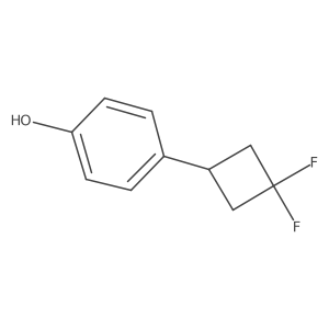 4-(3,3-Difluorocyclobutyl)phenol结构式
