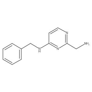 2-(Aminomethyl)-N-benzylpyrimidin-4-amine结构式