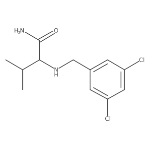 2-{[(3,5-Dichlorophenyl)methyl]amino}-3-methylbutanamide Structure
