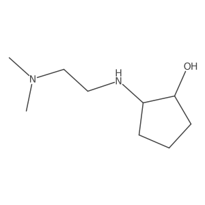 (1R,2R)-2-{[2-(dimethylamino)ethyl]amino}cyclopentan-1-ol结构式