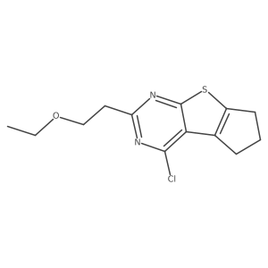 12-Chloro-10-(2-ethoxyethyl)-7-thia-9,11-diazatricyclo[6.4.0.0,2,6]dodeca-1(12),2(6),8,10-tetraene结构式