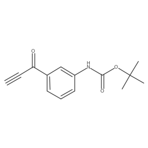 tert-butyl N-[3-(prop-2-ynoyl)phenyl]carbamate Structure