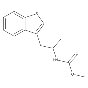 Methyl (1-(benzo[b]thiophen-3-yl)propan-2-yl)carbamate Structure