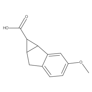 3-Methoxy-1H,1aH,6H,6aH-cyclopropa[a]indene-1-carboxylic acid Structure