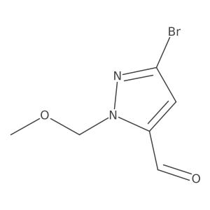 3-bromo-1-(methoxymethyl)-1H-pyrazole-5-carbaldehyde Structure