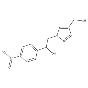 2-[4-(hydroxymethyl)-1H-1,2,3-triazol-1-yl]-1-(4-nitrophenyl)ethan-1-ol Structure